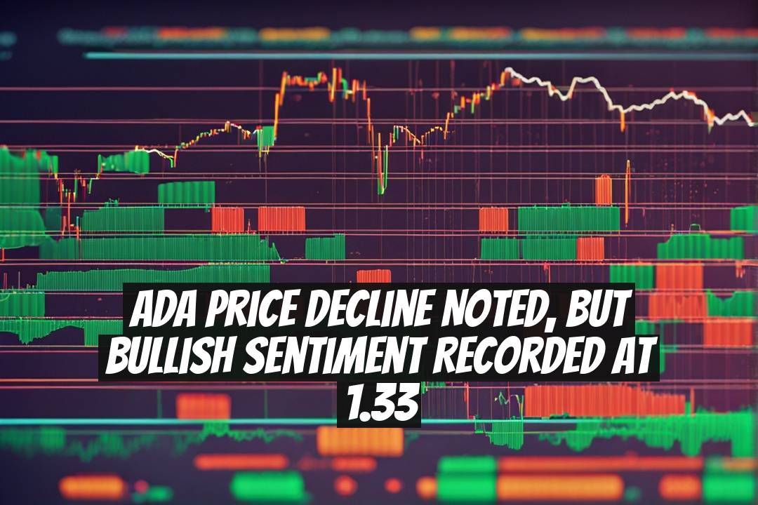 ADA Price Decline Noted, But Bullish Sentiment Recorded at 1.33