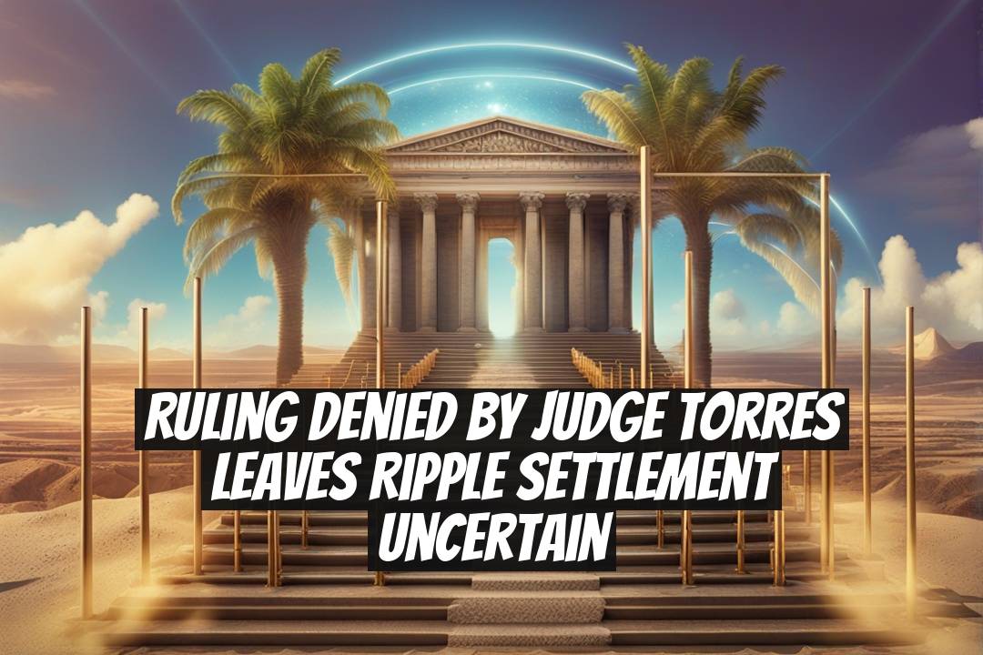 Ruling Denied by Judge Torres Leaves Ripple Settlement Uncertain