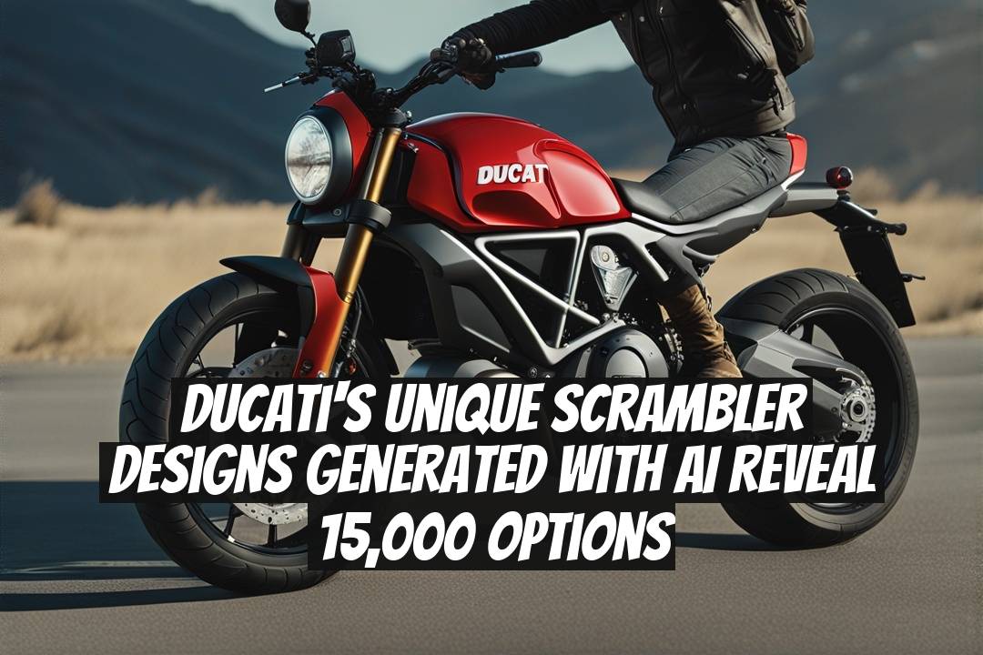 Ducati's Unique Scrambler Designs Generated with AI Reveal 15,000 Options