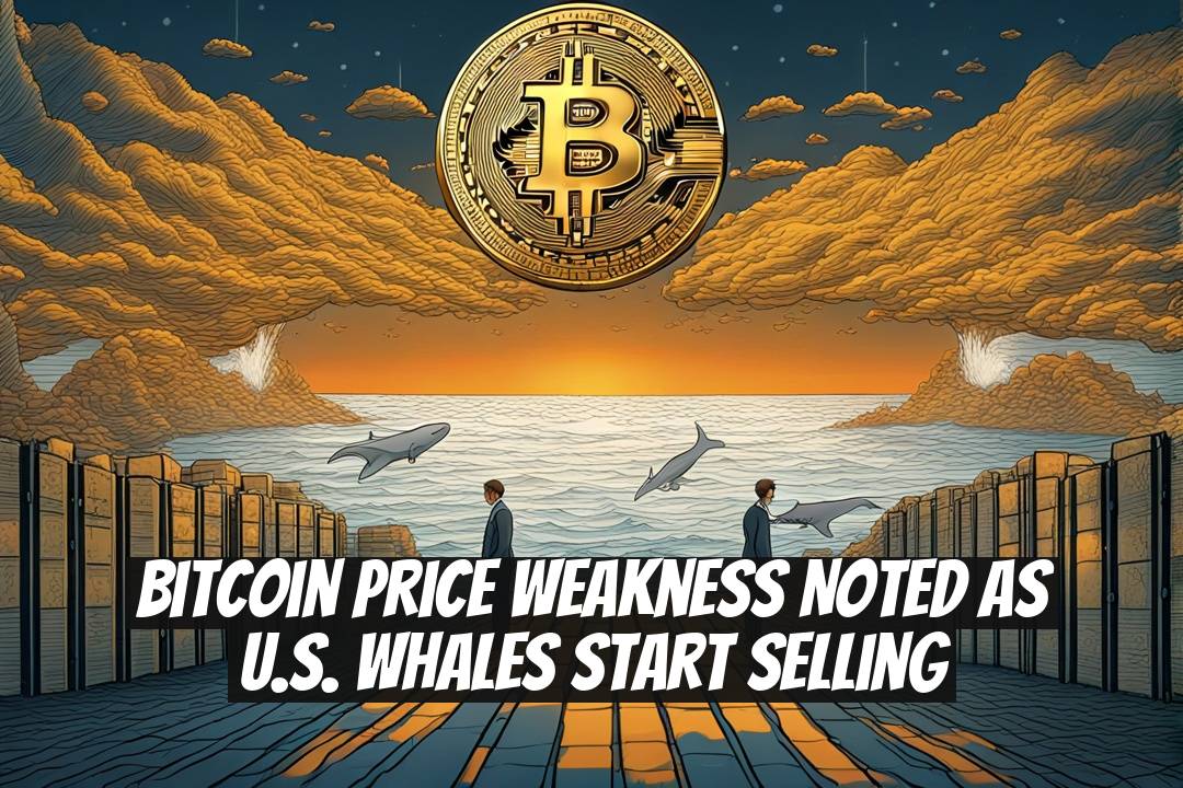 Bitcoin Price Weakness Noted as U.S. Whales Start Selling