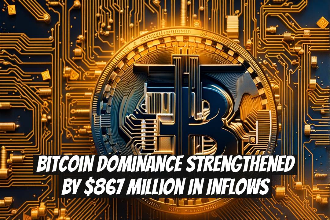 Bitcoin Dominance Strengthened by $867 Million in Inflows