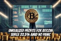 Unrealized Profits for Bitcoin Surge 22.5% Amid No Panic