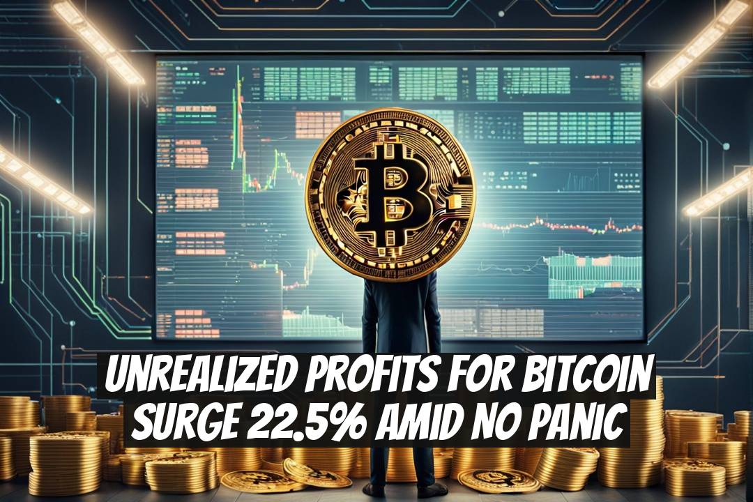 Unrealized Profits for Bitcoin Surge 22.5% Amid No Panic