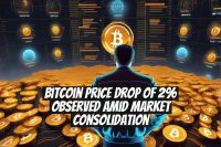 Bitcoin Price Drop of 2% Observed Amid Market Consolidation