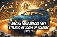 Bitcoin Price Surges Past $111,800 as 100% of Holders Profit