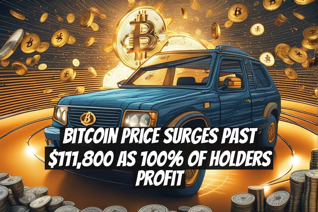 Bitcoin Price Surges Past $111,800 as 100% of Holders Profit