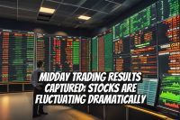 Midday Trading Results Captured: Stocks Are Fluctuating Dramatically