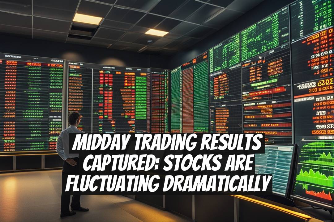 Midday Trading Results Captured: Stocks Are Fluctuating Dramatically