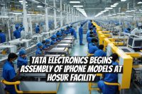 Tata Electronics Begins Assembly of iPhone Models at Hosur Facility