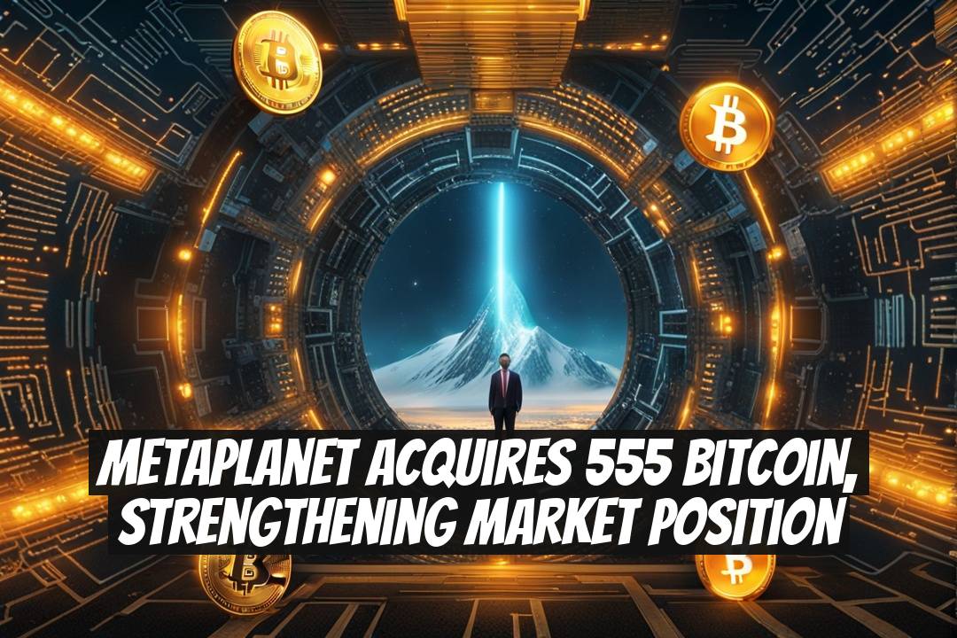 Metaplanet Acquires 555 Bitcoin, Strengthening Market Position