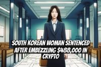 South Korean Woman Sentenced After Embezzling $488,000 in Crypto