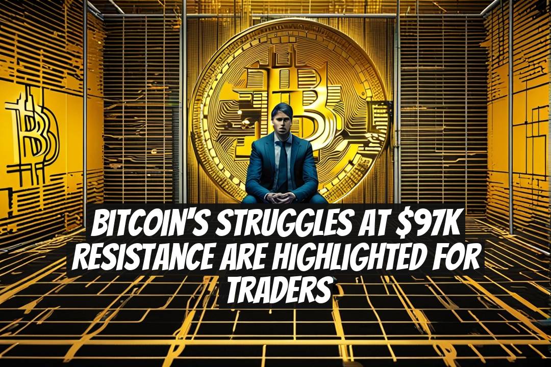 Bitcoin's Struggles at $97K Resistance Are Highlighted for Traders