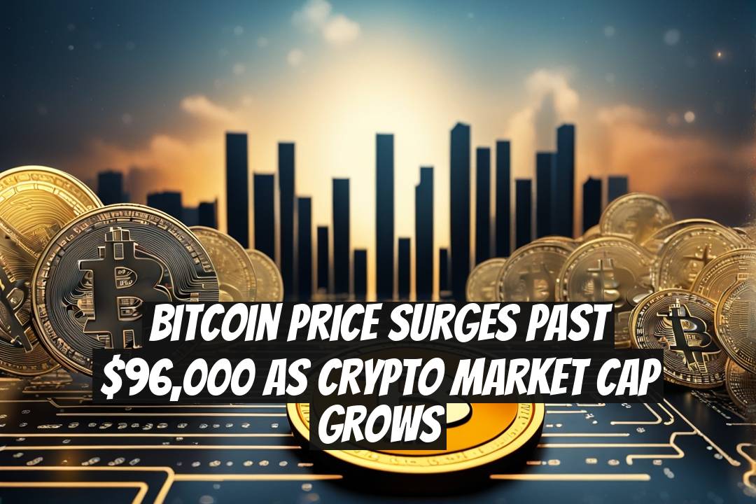 Bitcoin Price Surges Past $96,000 as Crypto Market Cap Grows