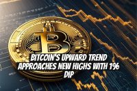 Bitcoin's Upward Trend Approaches New Highs with 1% Dip
