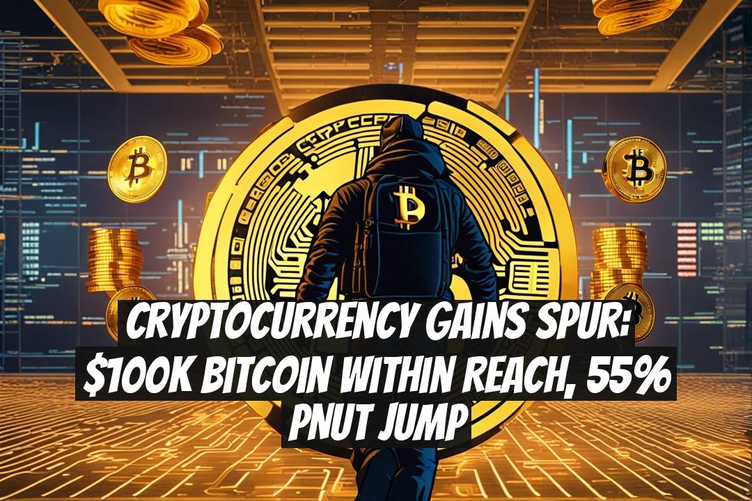 Cryptocurrency Gains Spur: $100K Bitcoin Within Reach, 55% PNUT Jump