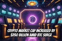 Crypto Market Cap Increased by $250 Billion Amid BTC Surge