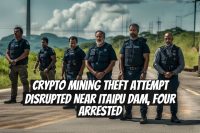 Crypto Mining Theft Attempt Disrupted Near Itaipu Dam, Four Arrested
