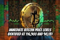 Immediate Bitcoin Price Levels Identified at 116,900 and 98,131
