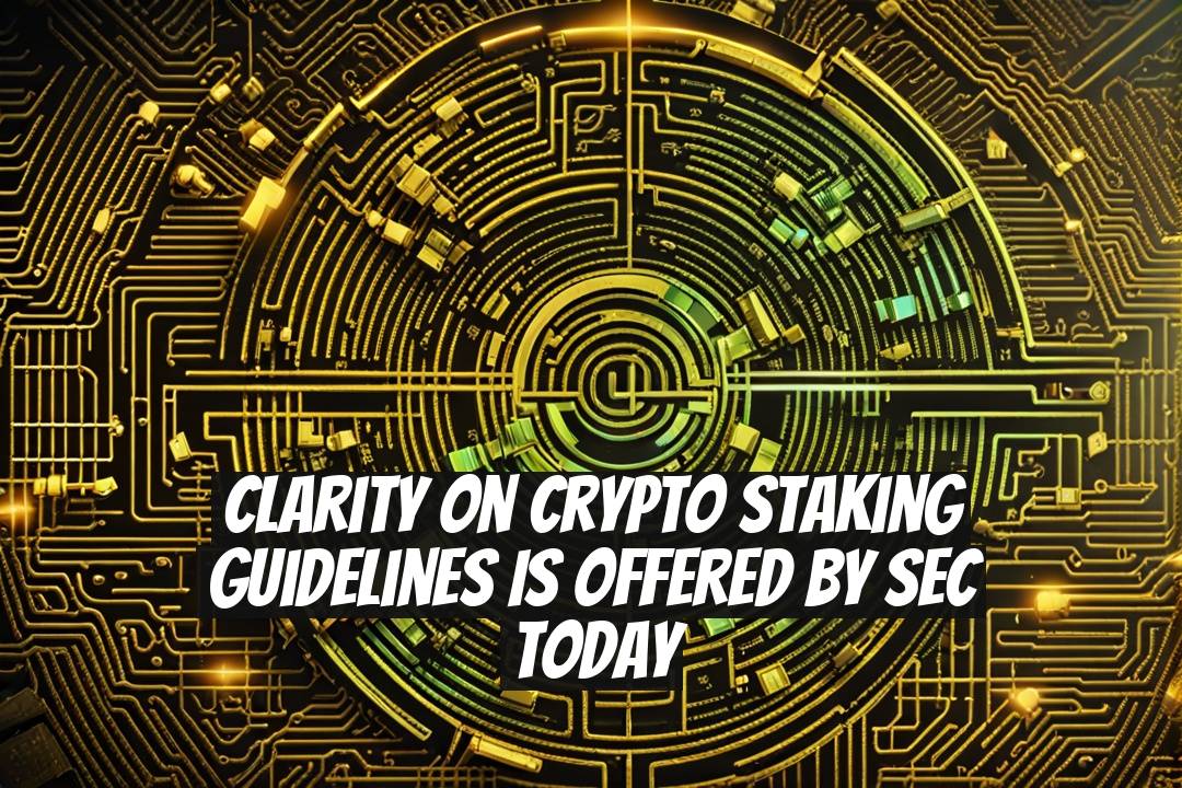Clarity on Crypto Staking Guidelines Is Offered by SEC Today