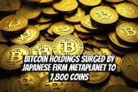 Bitcoin Holdings Surged by Japanese Firm Metaplanet to 7,800 Coins