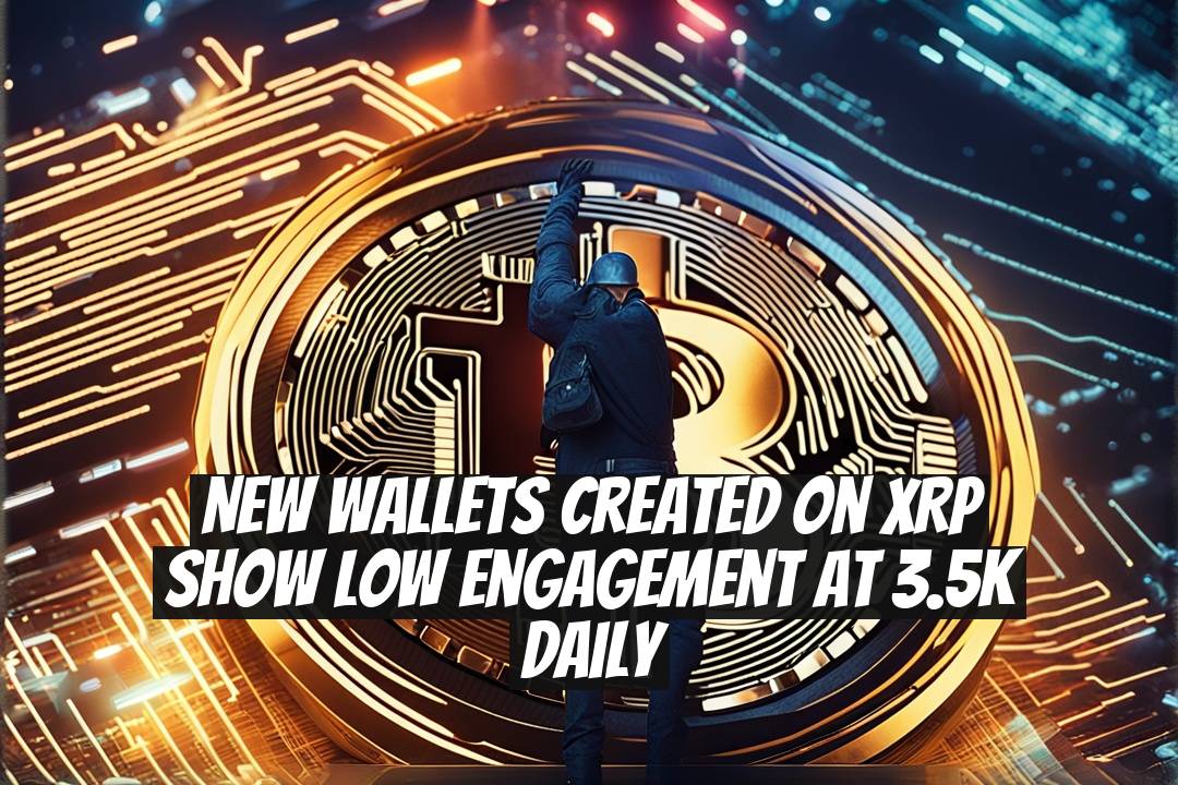 New Wallets Created on XRP Show Low Engagement at 3.5K Daily