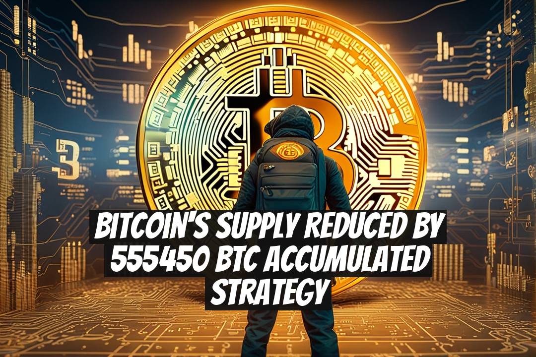 Bitcoin's Supply Reduced by 555450 BTC Accumulated Strategy