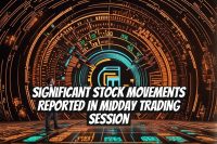 Significant Stock Movements Reported in Midday Trading Session