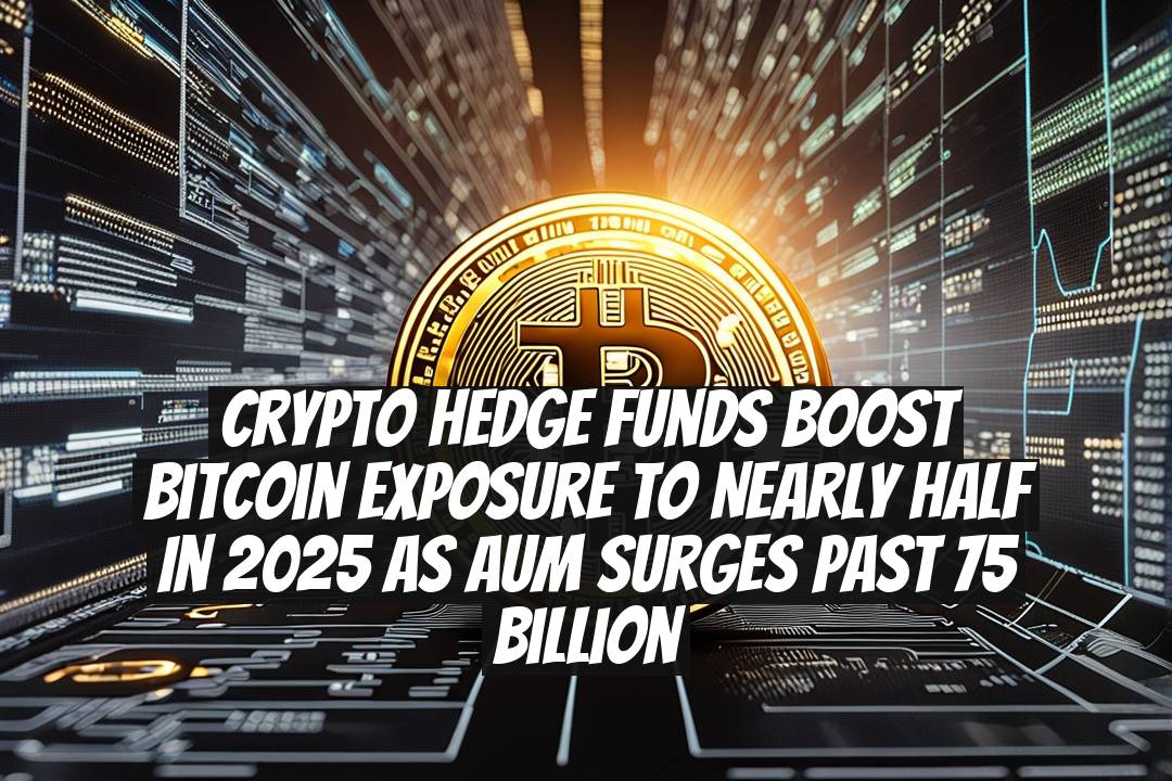 Crypto Hedge Funds Boost Bitcoin Exposure to Nearly Half in 2025 as AUM Surges Past 75 Billion