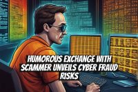 Humorous Exchange with Scammer Unveils Cyber Fraud Risks