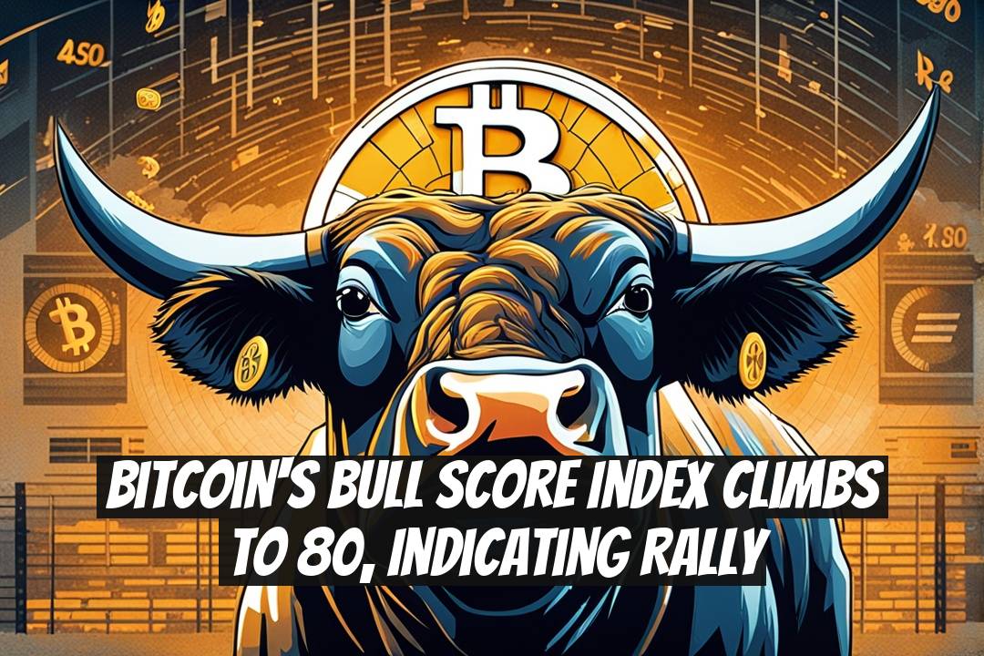 Bitcoin's Bull Score Index Climbs to 80, Indicating Rally