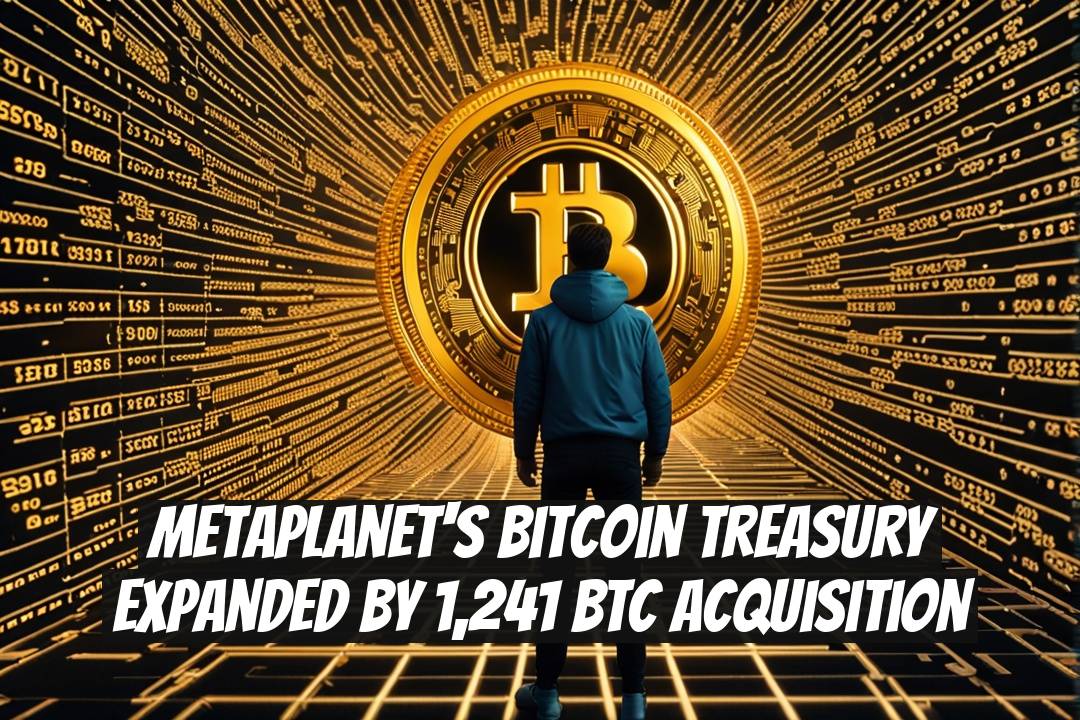 Metaplanet's Bitcoin Treasury Expanded by 1,241 BTC Acquisition