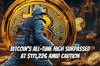 Bitcoin's All-Time High Surpassed at $111,226 Amid Caution