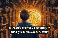 Bitcoin's Realized Cap Surged Past $900 Billion Recently