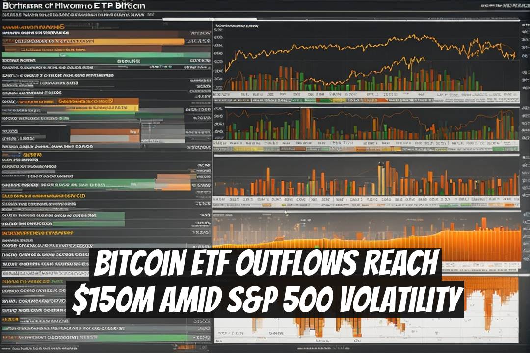 Bitcoin ETF outflows reach $150M amid S&P 500 volatility
