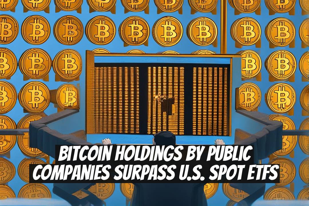 Bitcoin Holdings by Public Companies Surpass U.S. Spot ETFs