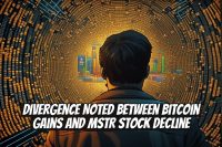 Divergence Noted Between Bitcoin Gains and MSTR Stock Decline