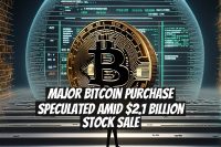 Major Bitcoin Purchase Speculated Amid $2.1 Billion Stock Sale