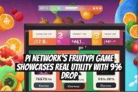Pi Network's FruityPi Game Showcases Real Utility with 9% Drop