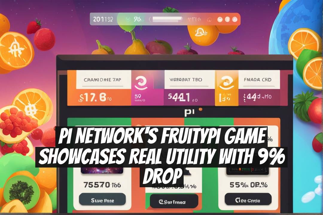 Pi Network's FruityPi Game Showcases Real Utility with 9% Drop