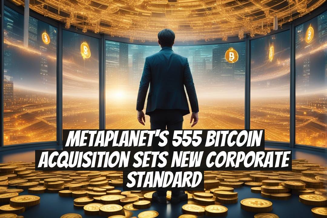 Metaplanet's 555 Bitcoin Acquisition Sets New Corporate Standard