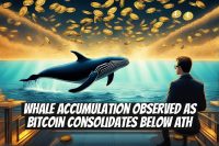 Whale Accumulation Observed as Bitcoin Consolidates Below ATH