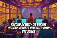 Record Activity on Deribit Options Market Reported Amid BTC Surge