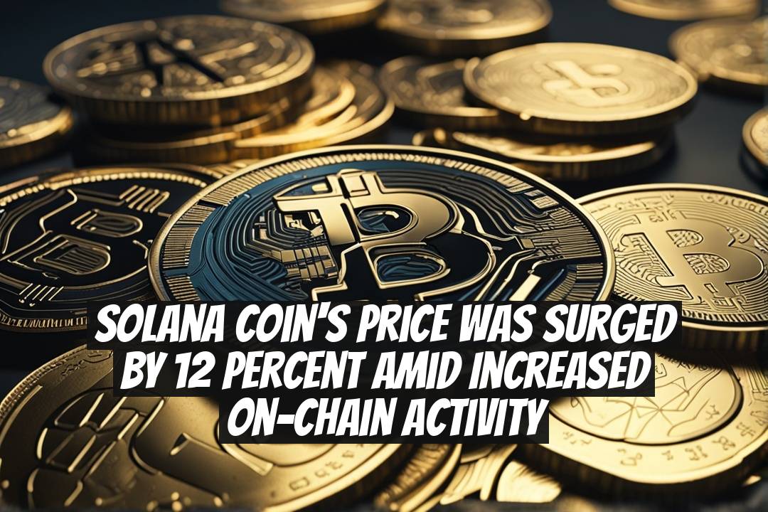 Solana Coin's Price Was Surged by 12 Percent Amid Increased On-Chain Activity