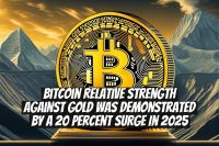 Bitcoin Relative Strength Against Gold Was Demonstrated By A 20 Percent Surge In 2025