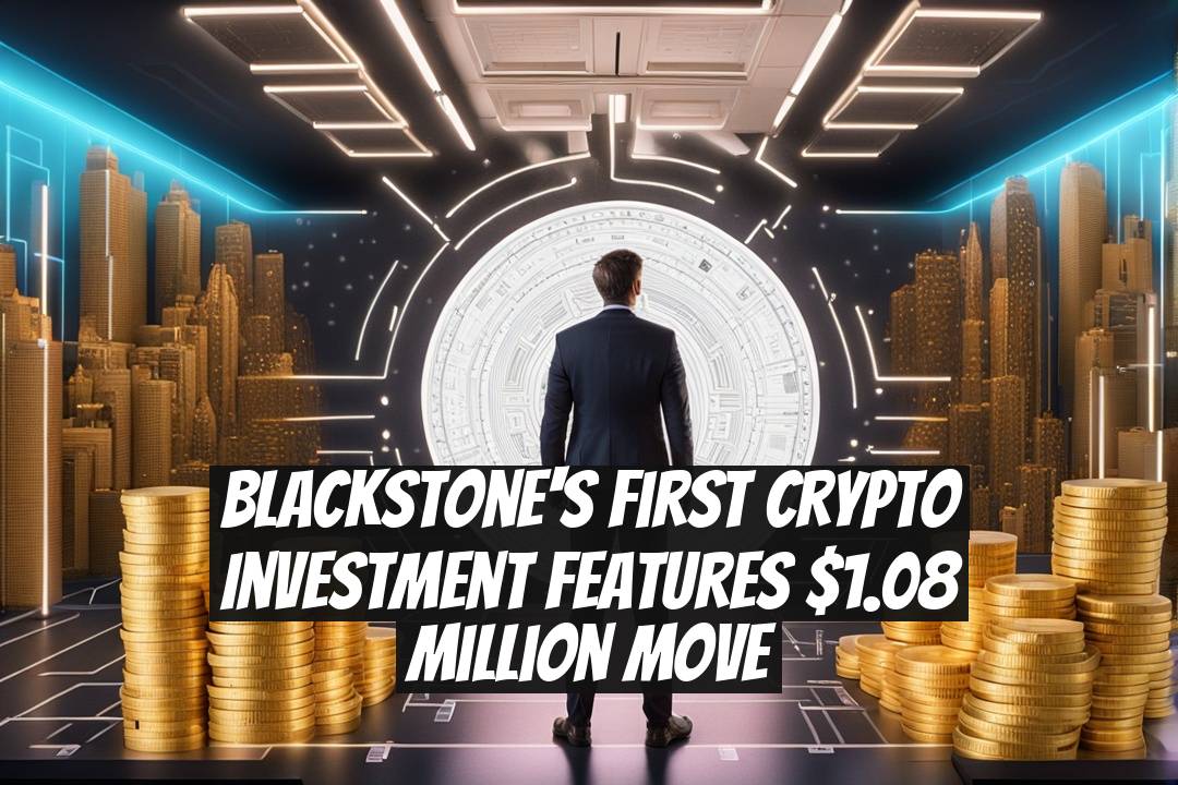 Blackstone's First Crypto Investment Features $1.08 Million Move
