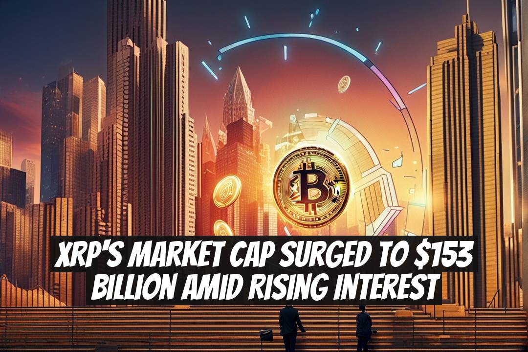XRP's Market Cap Surged to $153 Billion Amid Rising Interest