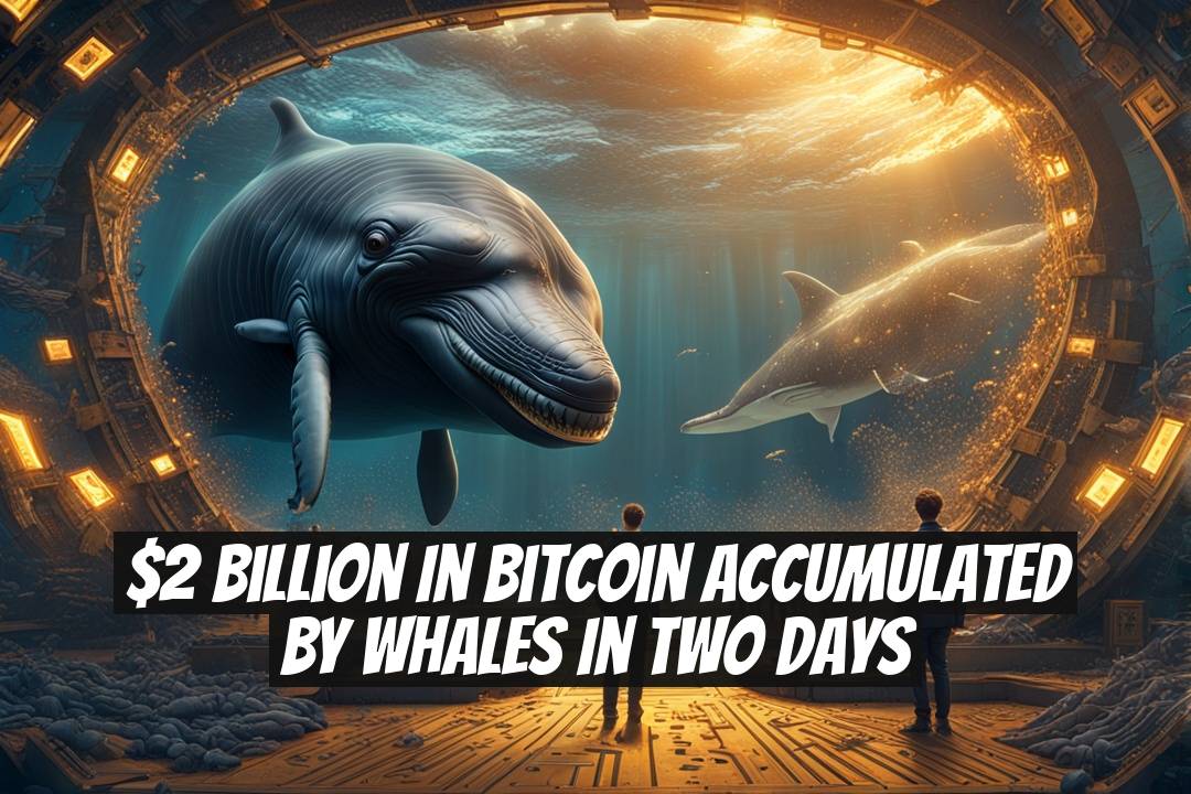 $2 Billion in Bitcoin Accumulated by Whales in Two Days