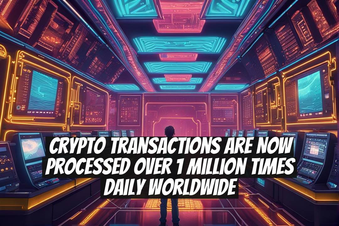 Crypto Transactions Are Now Processed Over 1 Million Times Daily Worldwide