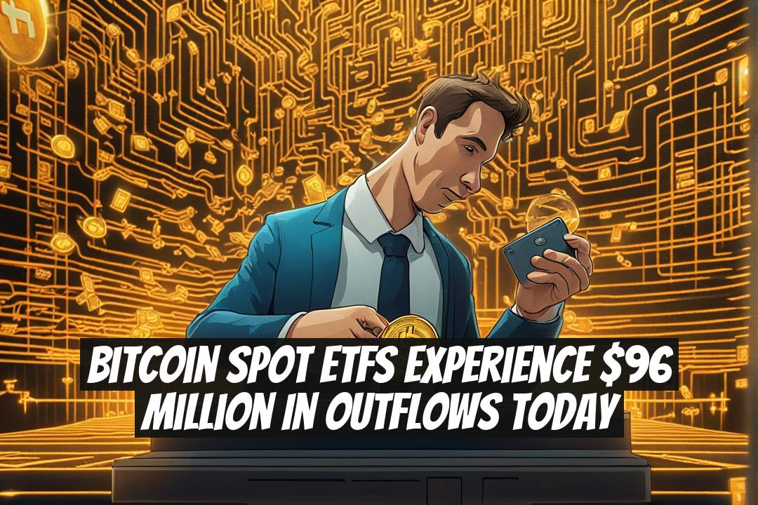 Bitcoin Spot ETFs Experience $96 Million in Outflows Today