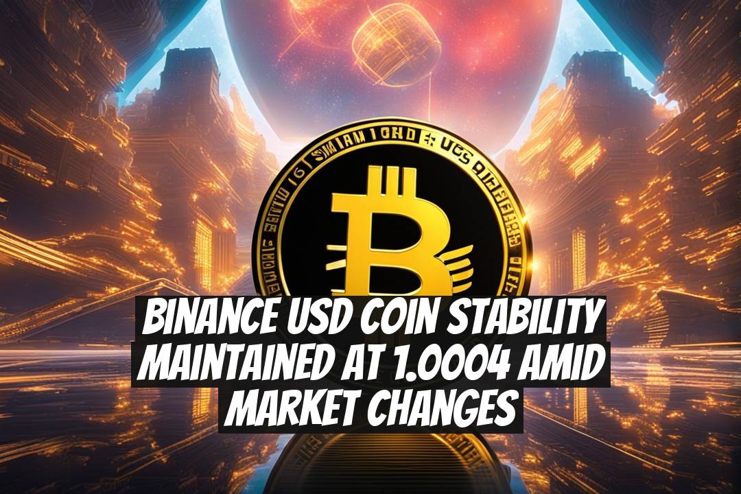 Binance USD Coin Stability Maintained at 1.0004 Amid Market Changes